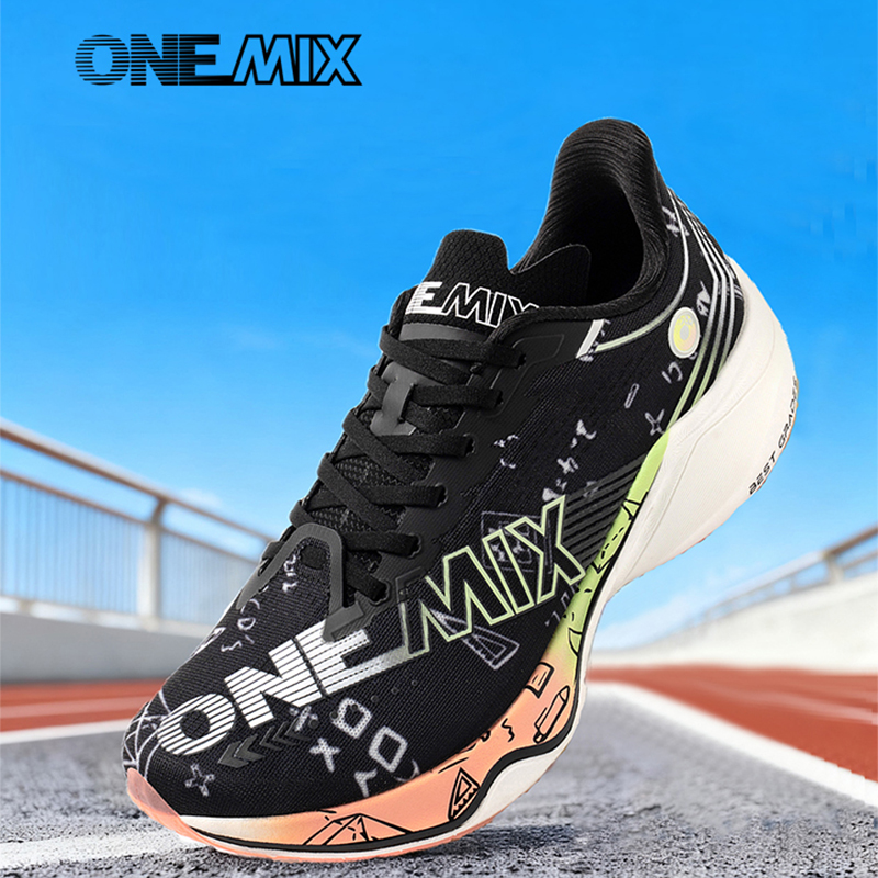 Carbon Plate Marathon Racing Shoes - ONEMIX Zapatillas de Running y Entrenamiento